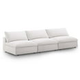 thumbnail image 1 of Commix Down Filled Overstuffed 3-Piece Armless Sectional Sofa, 1 of 5