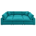 thumbnail image 1 of Commix Down Filled Overstuffed 6-Piece Sectional Sofa, 1 of 8