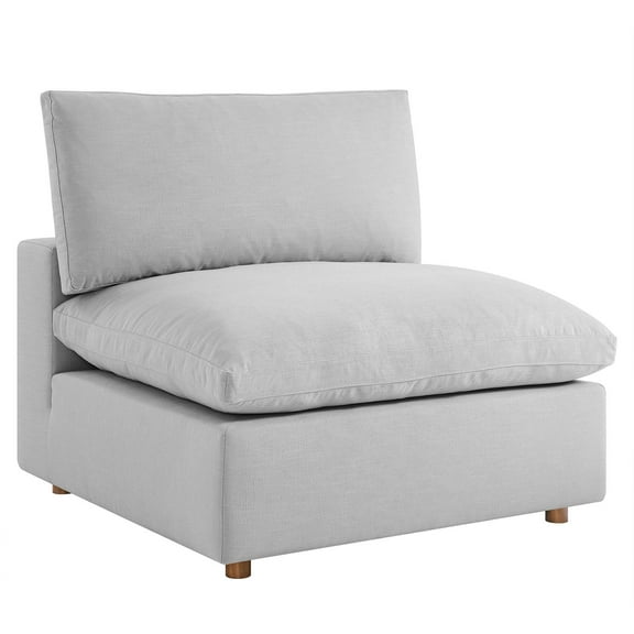 Modway Commix Down Filled Overstuffed Armless Chair, Multiple Colors