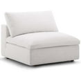 thumbnail image 1 of Modway Commix Fabric Down Filled Overstuffed Armless Chair in Beige, 1 of 3