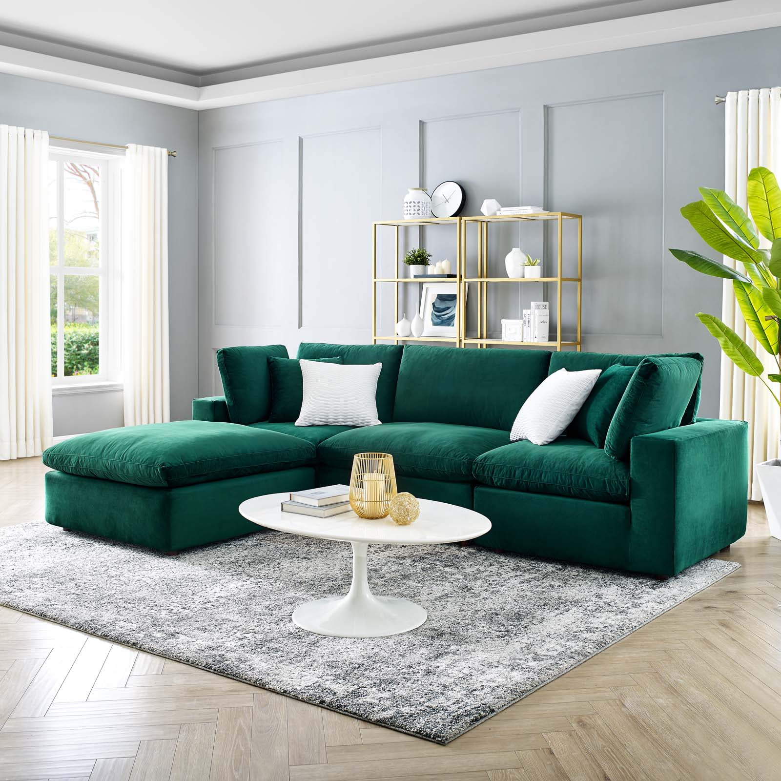 4 piece l shaped sectional deals