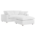 thumbnail image 1 of Modway Commix Down Filled Overstuffed Sectional Sofa in Pure White, 1 of 3