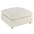 thumbnail image 1 of Modway Commix Modern Down Filled Overstuffed Fabric Ottoman in Light Beige, 1 of 8