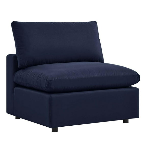 Commix Overstuffed Outdoor Patio Armless Chair-EEI-4902