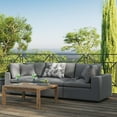 thumbnail image 1 of Modway Commix Overstuffed Outdoor Patio Sofa in Charcoal, 1 of 10