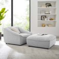 thumbnail image 1 of Modway Comprise 2-Piece Living Room Set in Light Gray, 1 of 10