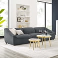 thumbnail image 1 of Modway Comprise 3-Piece Sofa in Charcoal, 1 of 10