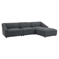 thumbnail image 1 of Modway Comprise 4-Piece Living Room Set in Charcoal, 1 of 10