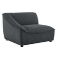 thumbnail image 1 of Modway Comprise Left-Arm Sectional Sofa Chair in Charcoal, 1 of 8