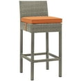thumbnail image 1 of Modway Conduit Outdoor Patio Wicker Rattan Bar Stool, Multiple Colors, 1 of 5
