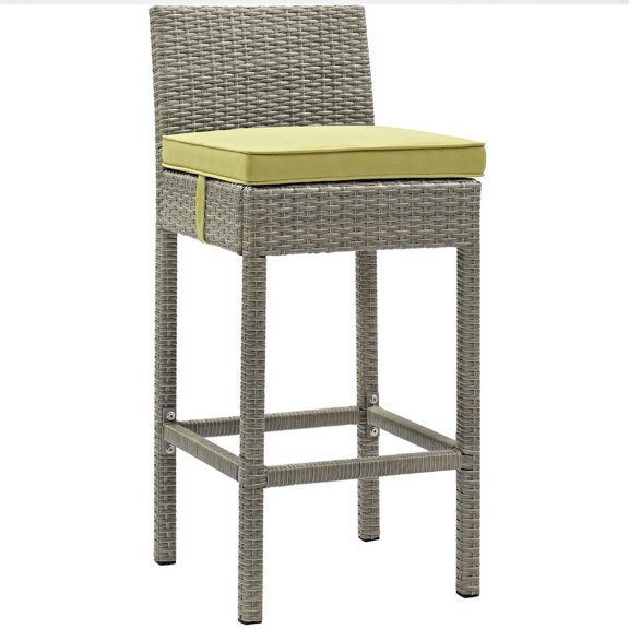 Modway Conduit Outdoor Patio Wicker Rattan Bar Stool
