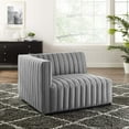thumbnail image 1 of Modway Conjure Channel Tufted Upholstered Fabric Left-Arm Chair, Multiple Colors, 1 of 4