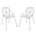 thumbnail image 1 of Modway Connections Dining Chair in White (Set of 2), 1 of 4