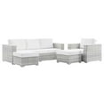 thumbnail image 1 of Modway Convene 4-Piece Outdoor Patio Set in Light Gray White, 1 of 11