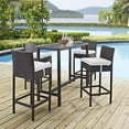 thumbnail image 1 of Modway Convene 5 Piece Outdoor Patio Pub Set in Espresso White, 1 of 4