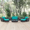 thumbnail image 1 of Modway Convene 8 Piece Outdoor Patio Sofa Set, 1 of 9