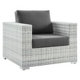 thumbnail image 1 of Modway Convene Outdoor Patio Armchair in Light Gray Charcoal, 1 of 8