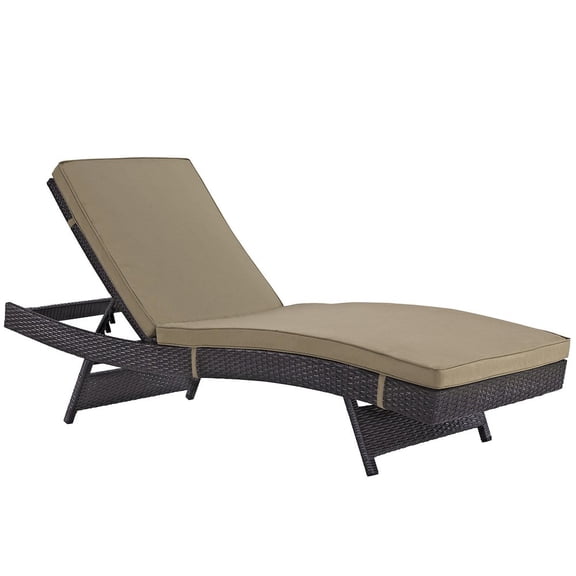 Modway Convene Outdoor Patio Chaise, Multiple Colors