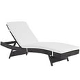 thumbnail image 1 of Modway Convene Outdoor Patio Chaise in Espresso White, 1 of 4