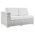 thumbnail image 1 of Modway Convene Outdoor Patio Left-Arm Loveseat in Light Gray White, 1 of 8