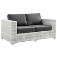 thumbnail image 1 of Modway Convene Outdoor Patio Loveseat in Light Gray Charcoal, 1 of 8