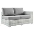 thumbnail image 1 of Modway Convene Outdoor Patio Right-Arm Loveseat in Light Gray Gray, 1 of 8