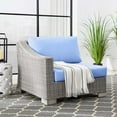 thumbnail image 1 of Conway Outdoor Patio Wicker Rattan Left-Arm Chair, 1 of 8
