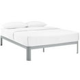 thumbnail image 1 of Modway Corinne Modern Sturdy Powder Coated Steel Full Bed Frame in Gray, 1 of 6
