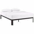 thumbnail image 1 of Modway Corinne Modern Sturdy Powder Coated Steel Queen Bed Frame in Brown, 1 of 5
