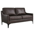thumbnail image 1 of Corland Leather Loveseat, 1 of 7