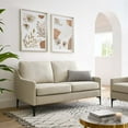 thumbnail image 1 of Modway Corland Upholstered Fabric Loveseat in Beige, 1 of 9
