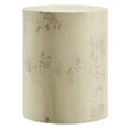 thumbnail image 1 of Modway Cosmos 16" Round Modern Burl Wood Side Table in Bleached Brown, 1 of 9