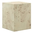thumbnail image 1 of Cosmos 16" Square Burl Wood Side Table, 1 of 9