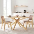 thumbnail image 1 of Modway Crossroads 63" Oval Modern Wood Dining Table with Legs in Oak, 1 of 8