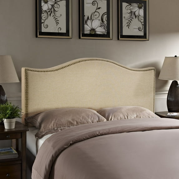 Modway Curl Nailhead Upholstered Headboard, Multiple Sizes and Colors