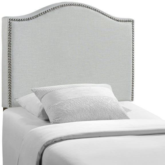Modway Curl Twin Nailhead Upholstered Headboard, Multiple Colors