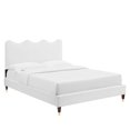 thumbnail image 1 of Current Performance Velvet Twin Platform Bed, 1 of 12