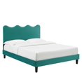 thumbnail image 1 of Modway Current Performance Velvet King Platform Bed, Multiple Colors, 1 of 3
