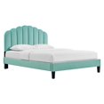 thumbnail image 1 of Modway Daisy Performance Velvet Full Platform Bed, Multiple Colors, 1 of 3