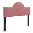 thumbnail image 1 of Modway Dawn Full/Queen Performance Velvet Headboard in Dusty Rose, 1 of 9