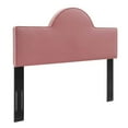 thumbnail image 1 of Modway Dawn Twin Modern Performance Velvet Headboard in Dusty Rose, 1 of 6