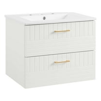 Modway Daybreak 24" Bathroom Vanity in White White