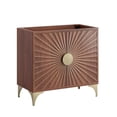 thumbnail image 1 of Modway Daylight 36" Solid Mango Wood Bathroom Vanity Cabinet in Walnut, 1 of 7
