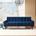 thumbnail image 1 of Modway Delve Performance Velvet Sofa in Navy, 1 of 4