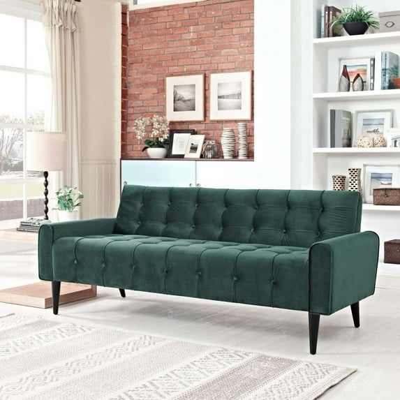 Modway Delve Velvet Upholstered Tufted Sofa, Multiple Colors