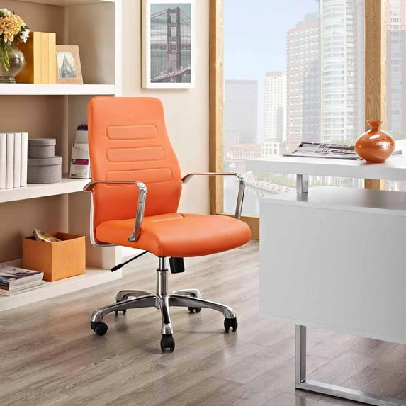 Modway Depict Mid Back Aluminum Office Chair, Multiple Colors