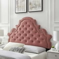 thumbnail image 1 of Modway Diana Tufted Performance Velvet Twin Headboard in Dusty Rose, 1 of 5