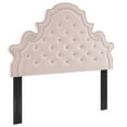 thumbnail image 1 of Modway Diana Tufted Performance Velvet Twin Headboard in Pink, 1 of 9