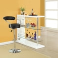 thumbnail image 1 of Modway Diner Bar Stool Set of 3 in Black, 1 of 5