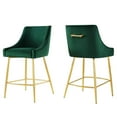 thumbnail image 1 of Modway Discern Counter Stools - Set of 2 in Green, 1 of 9